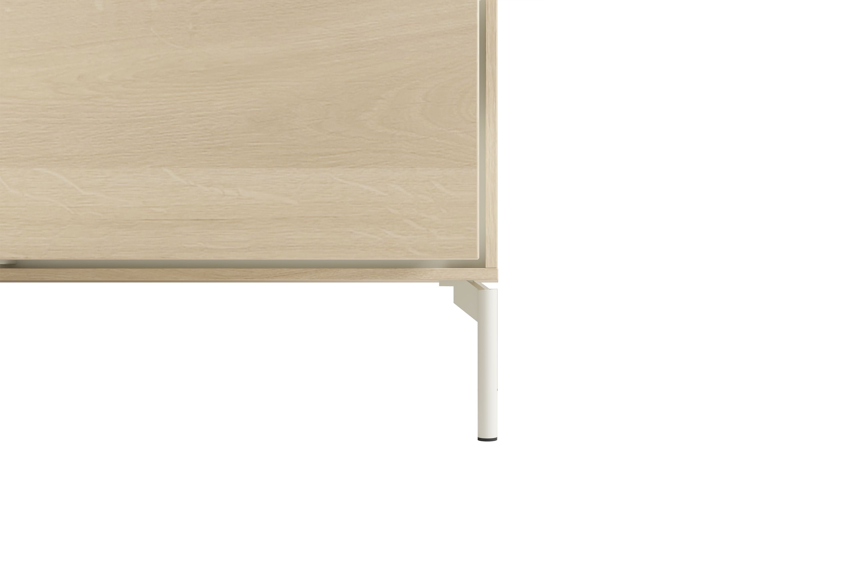 LABOE Sideboard Eichefarbig Bianco hell