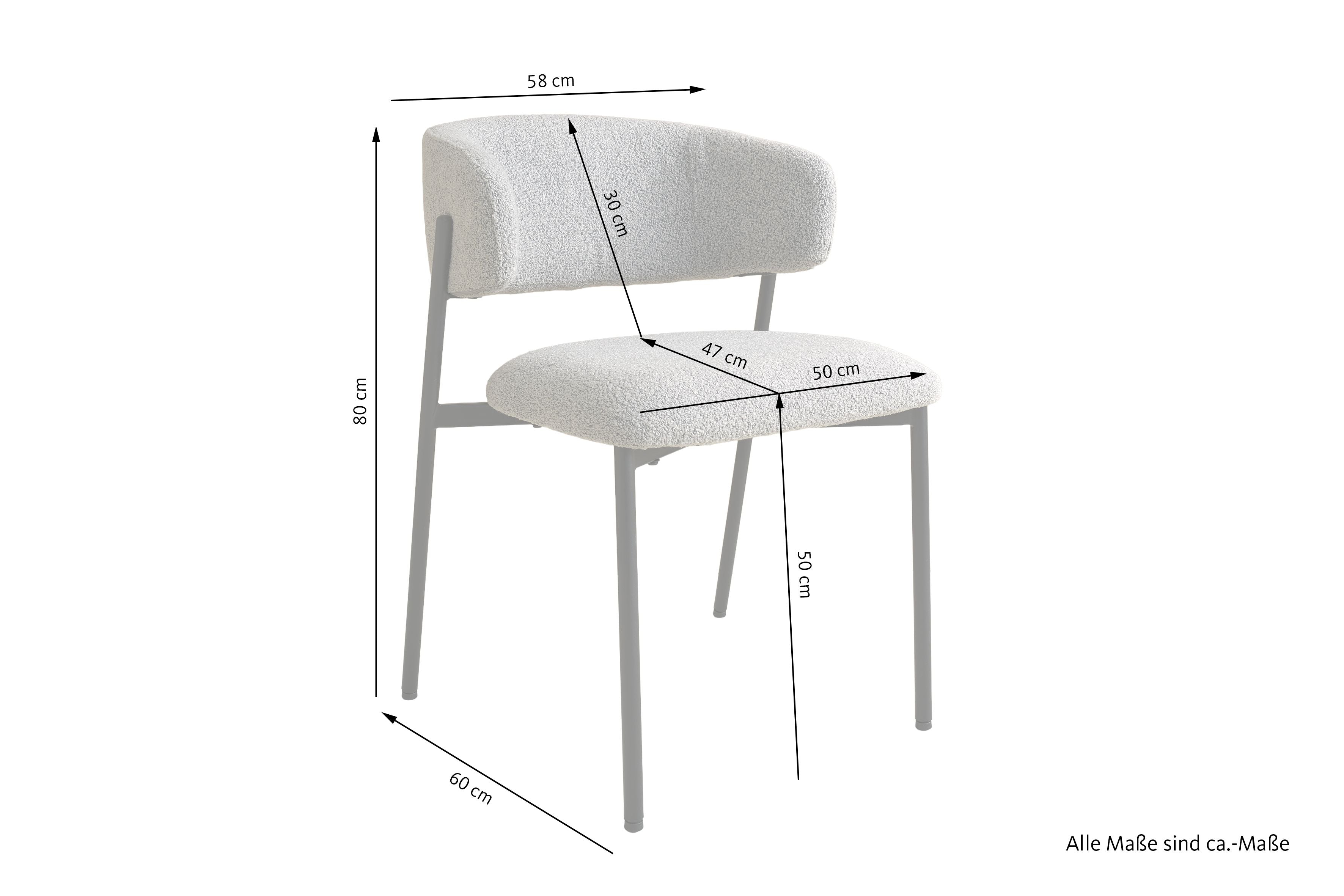 OSLO Stuhl grau