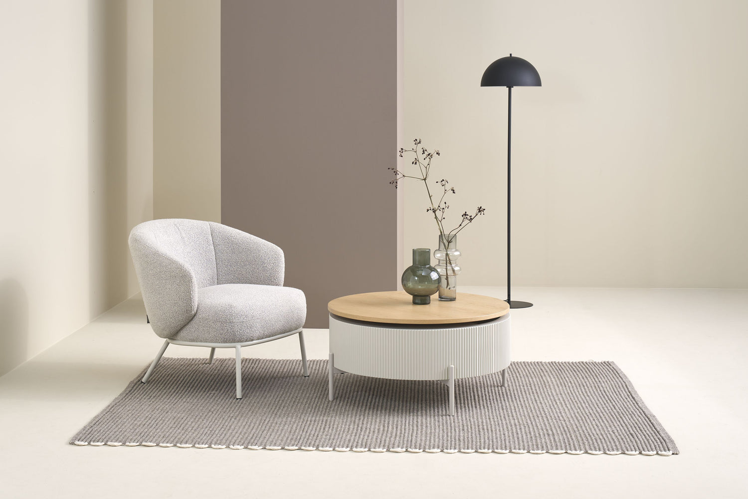 SELVIK Sessel greige