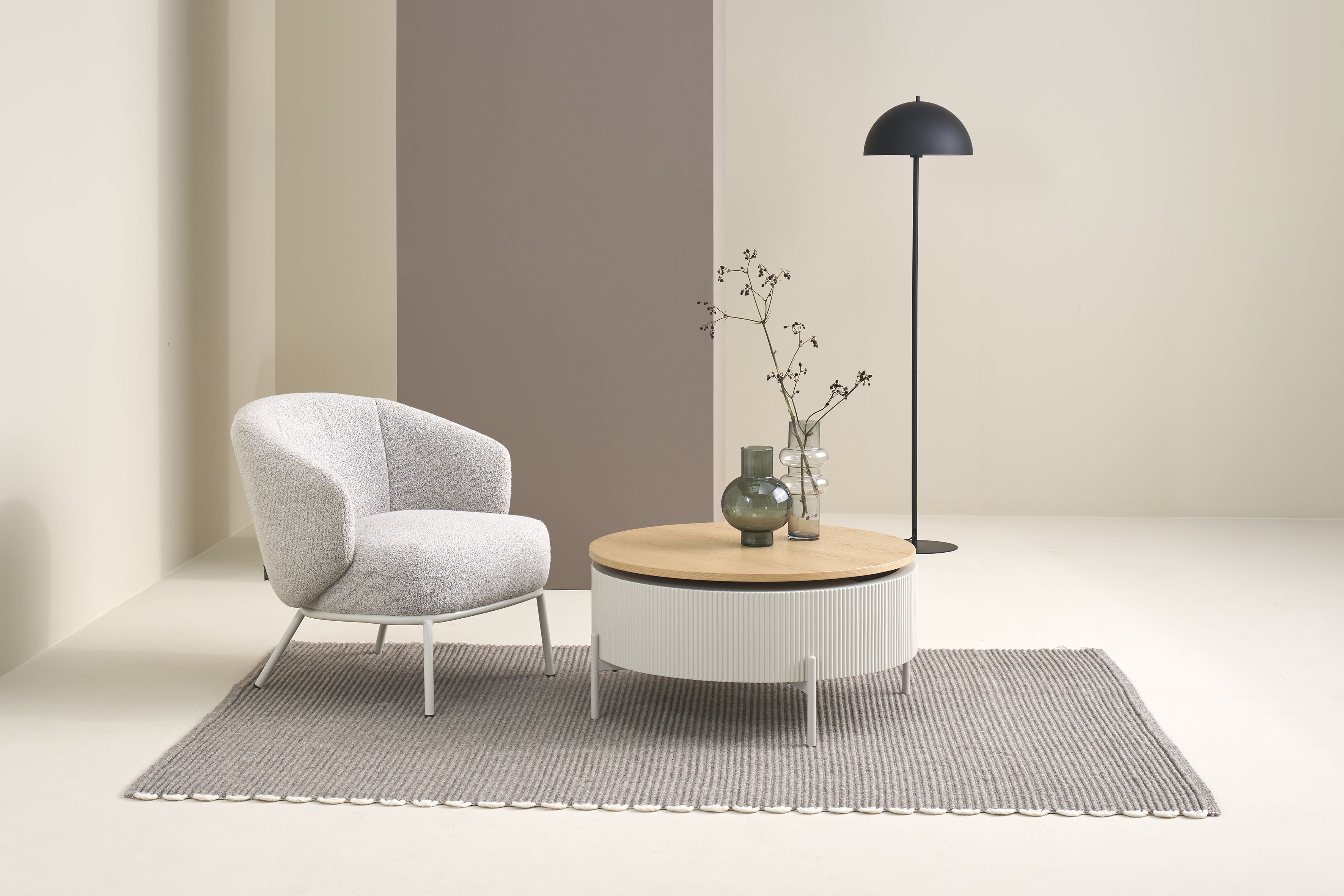 SELVIK Sessel greige