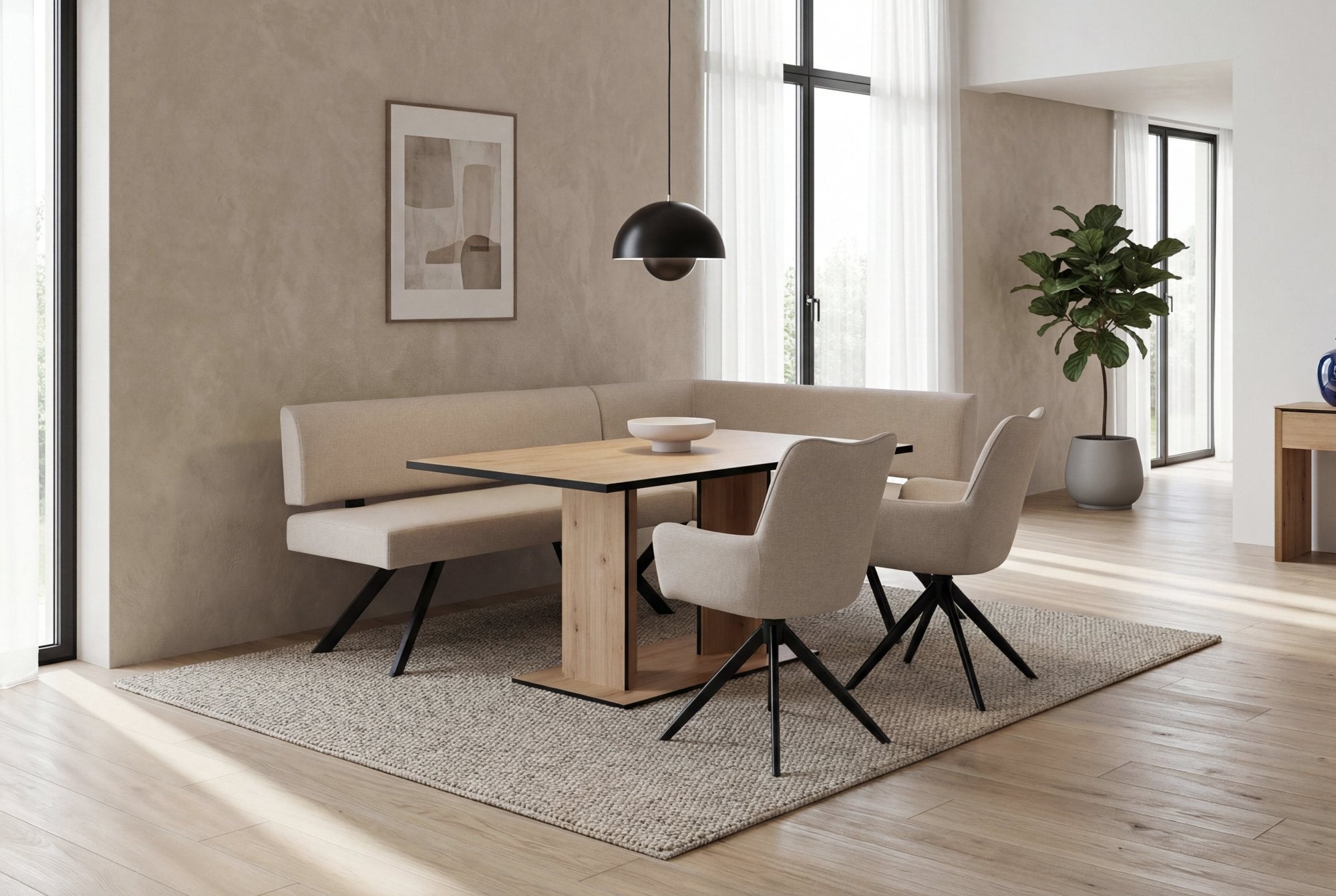 TORONTO Eckbank taupe