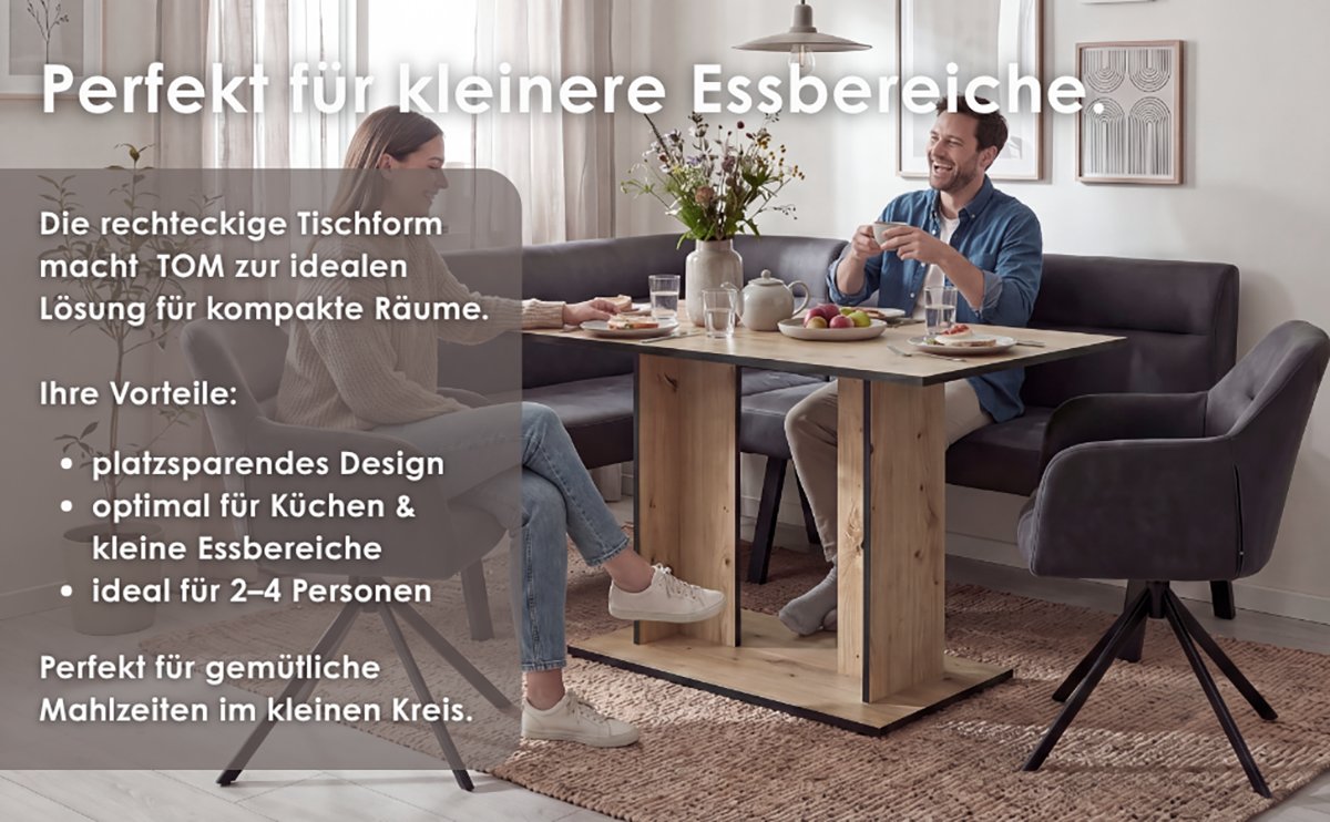 TOM Tisch Artisan Eiche (Eiche-Optik)