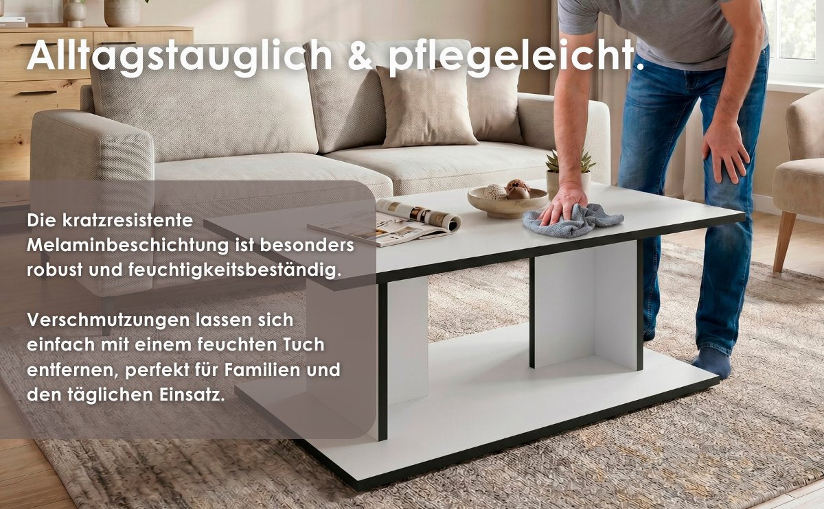 TOM Couchtisch weiß