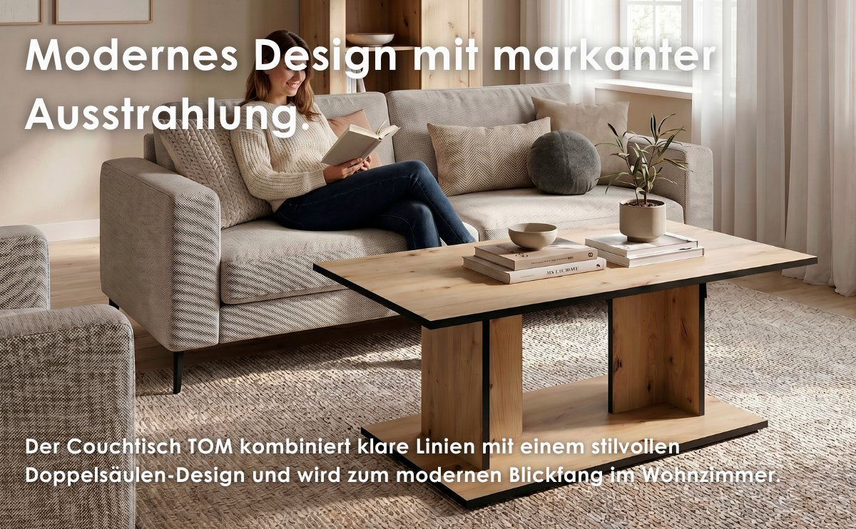 TOM Couchtisch Artisan Eiche (Eiche-Optik)