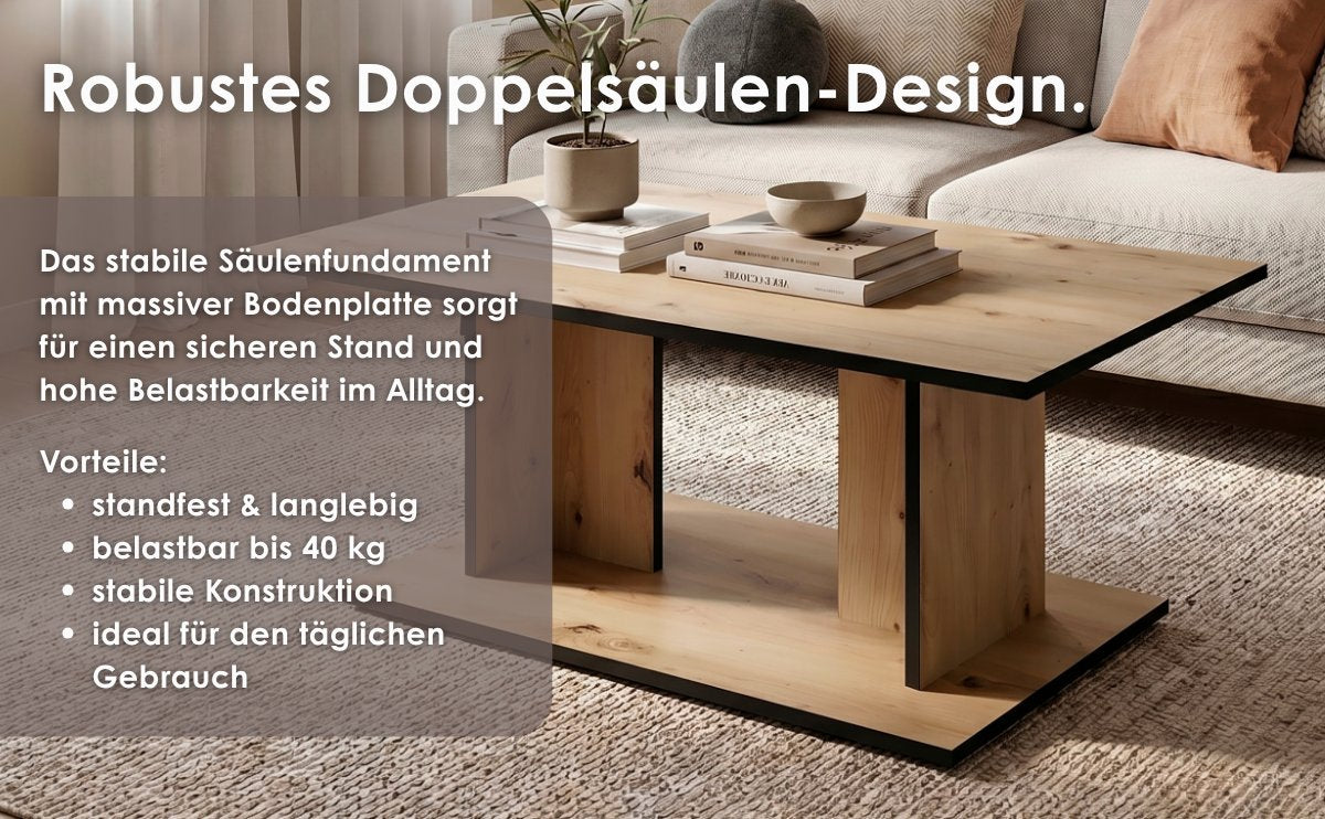 TOM Couchtisch Artisan Eiche (Eiche-Optik)