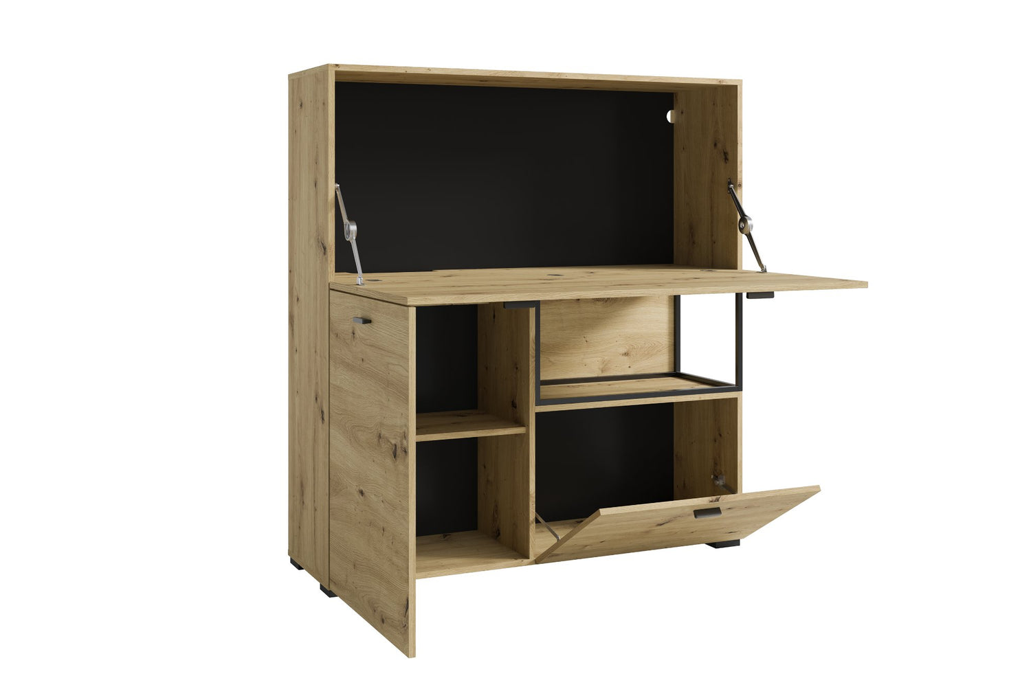FRAME Sekretär Artisan Eiche (Eiche-Optik)