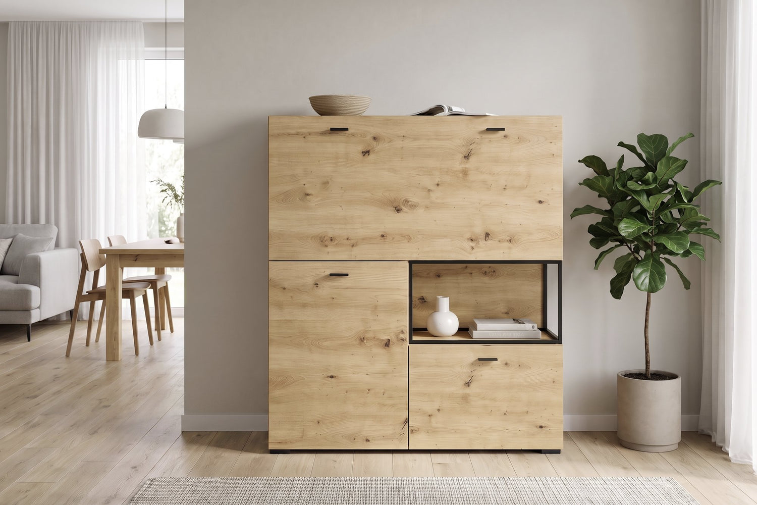 FRAME Sekretär Artisan Eiche (Eiche-Optik)