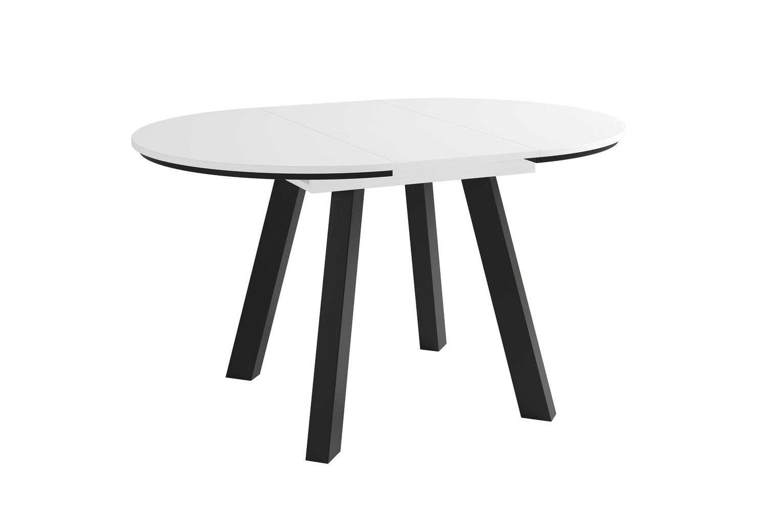 TIMOR Tisch mit Auszug weiß