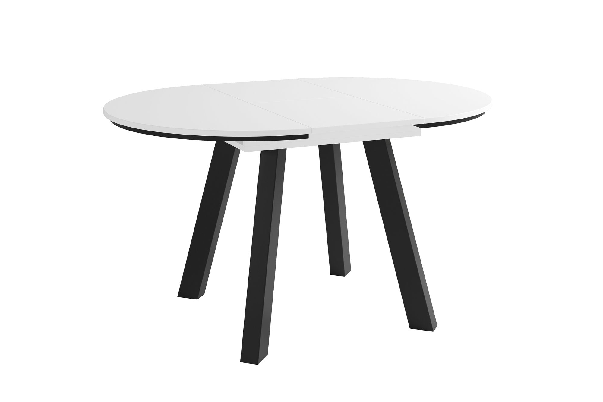 TIMOR Tisch mit Auszug weiß
