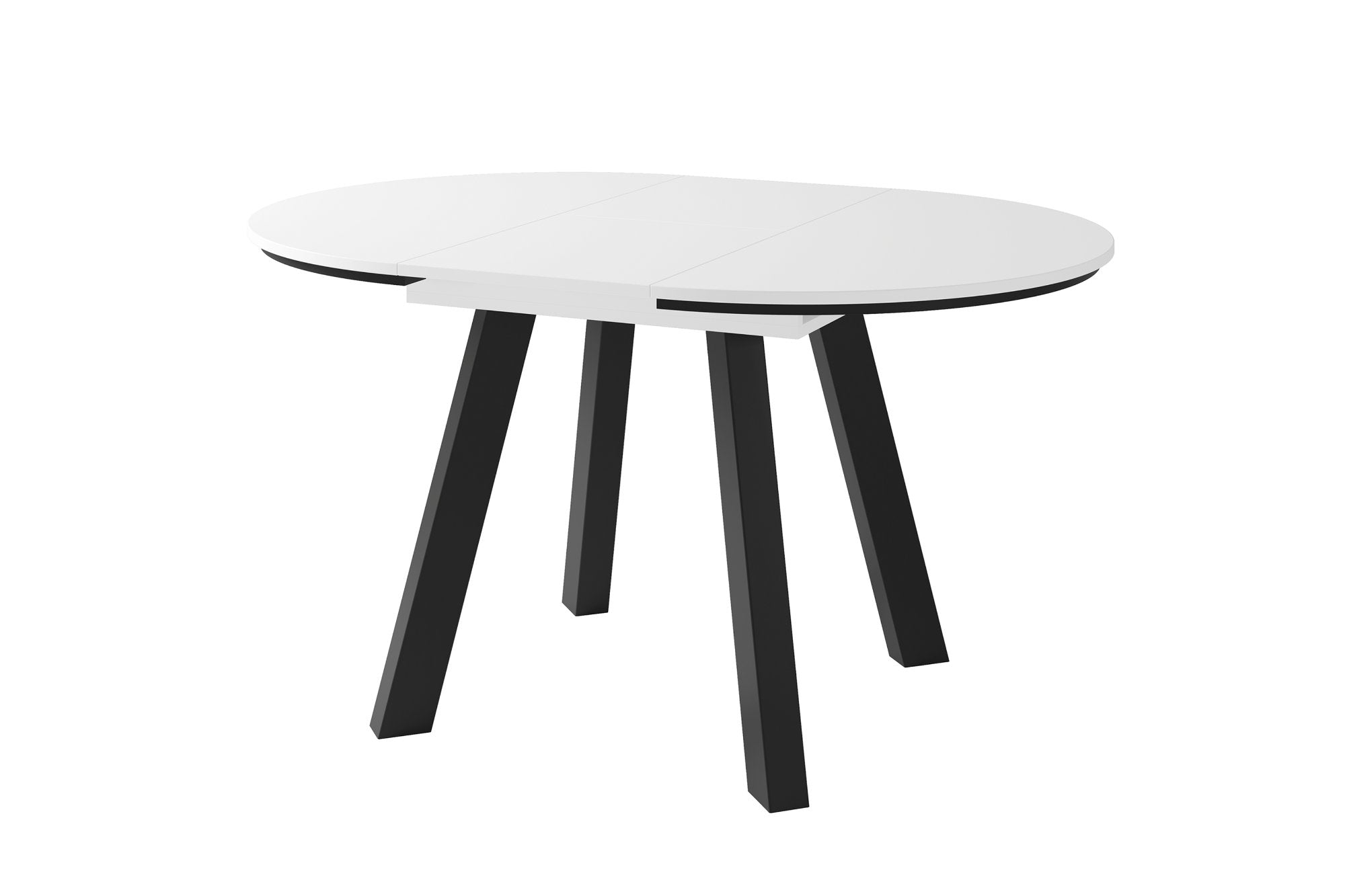 TIMOR Tisch mit Auszug weiß