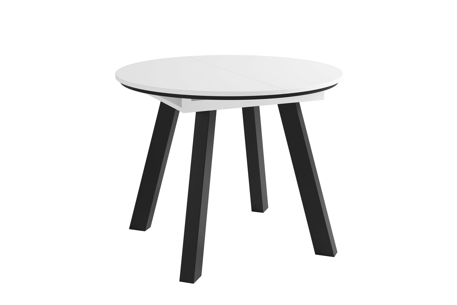 TIMOR Tisch mit Auszug weiß