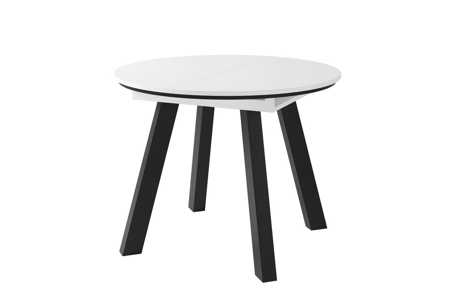 TIMOR Tisch mit Auszug weiß