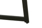 Couchtisch ALINA / Platte Akazie massiv / Gestell Metall schwarz / D 80, H 47 cm