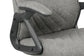 Chefsessel ARTAX Chefsessel /Kunststoff schwarz /Bezug Webstoff grau /Wippmechanik /Sicherheitsklemmschutz /Sicherheitsrollen / B 65, H 100-110, T 63 cm