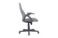 Chefsessel ARTAX Chefsessel /Kunststoff schwarz /Bezug Webstoff grau /Wippmechanik /Sicherheitsklemmschutz /Sicherheitsrollen / B 65, H 100-110, T 63 cm