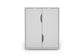 Aktenschrank BELFAST / mit viel Stauraum / 2 Türen / weiß oder anthazit / B 60, H 76,5, T 37 cm