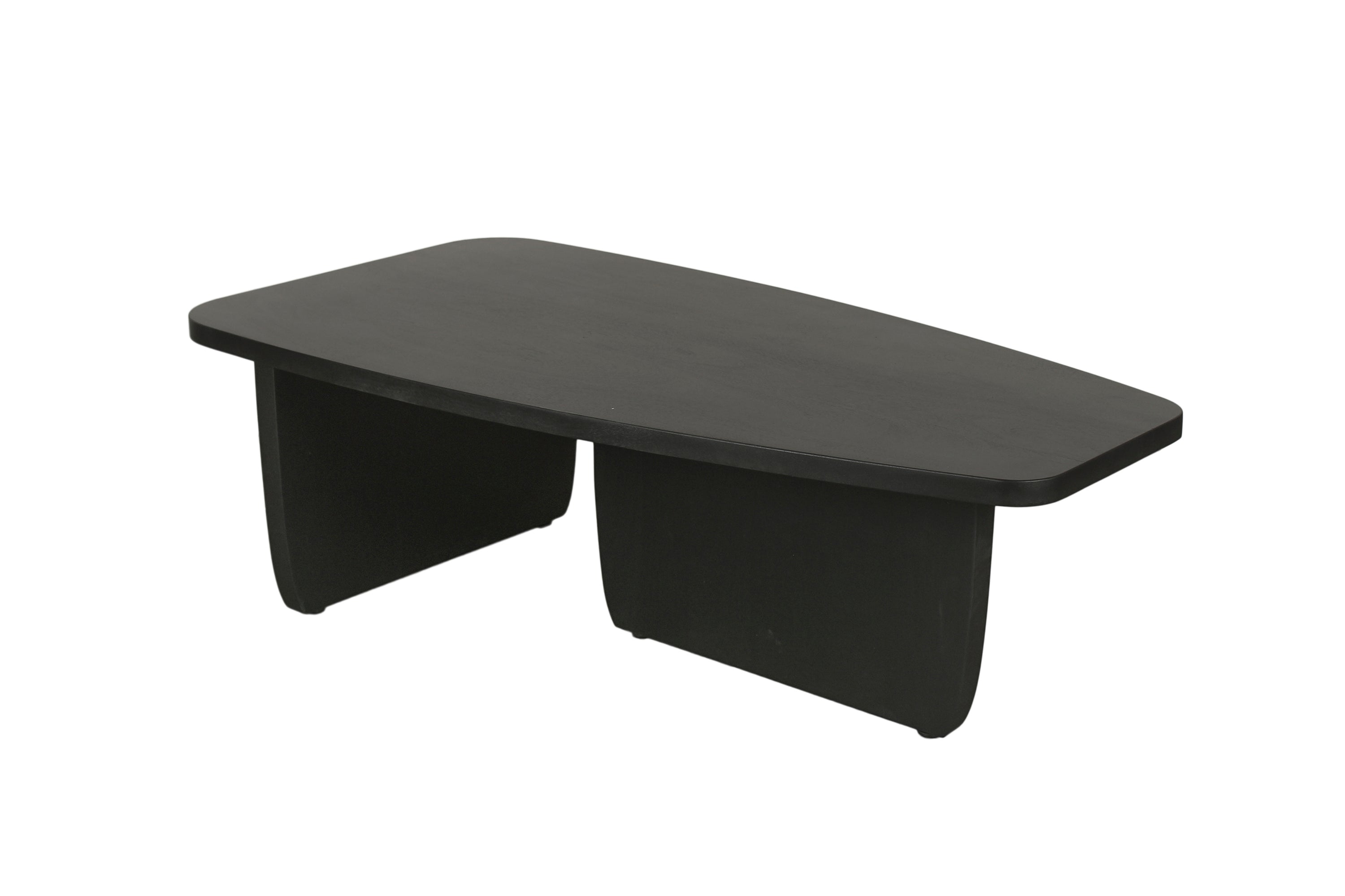 Couchtisch BOLT / Massivholz Akazie schwarz / 115 x 60, H 36,5cm