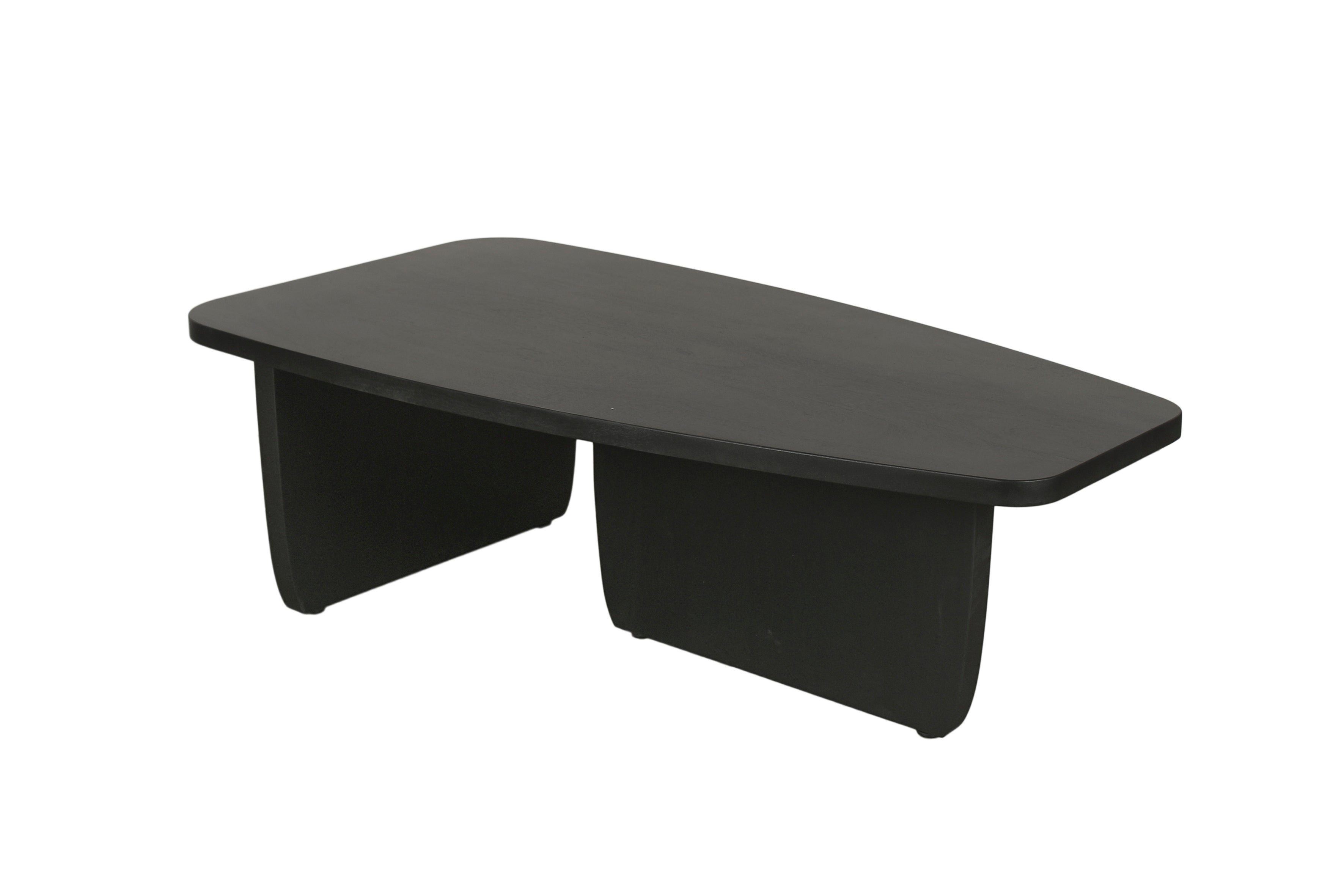 Couchtisch BOLT / Massivholz Akazie schwarz / 115 x 60, H 36,5cm