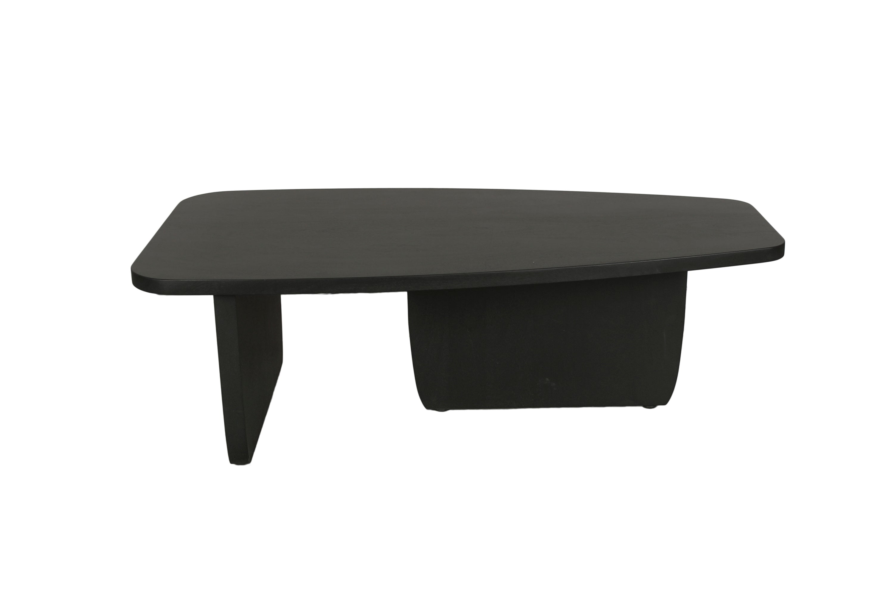 Couchtisch BOLT / Massivholz Akazie schwarz / 115 x 60, H 36,5cm