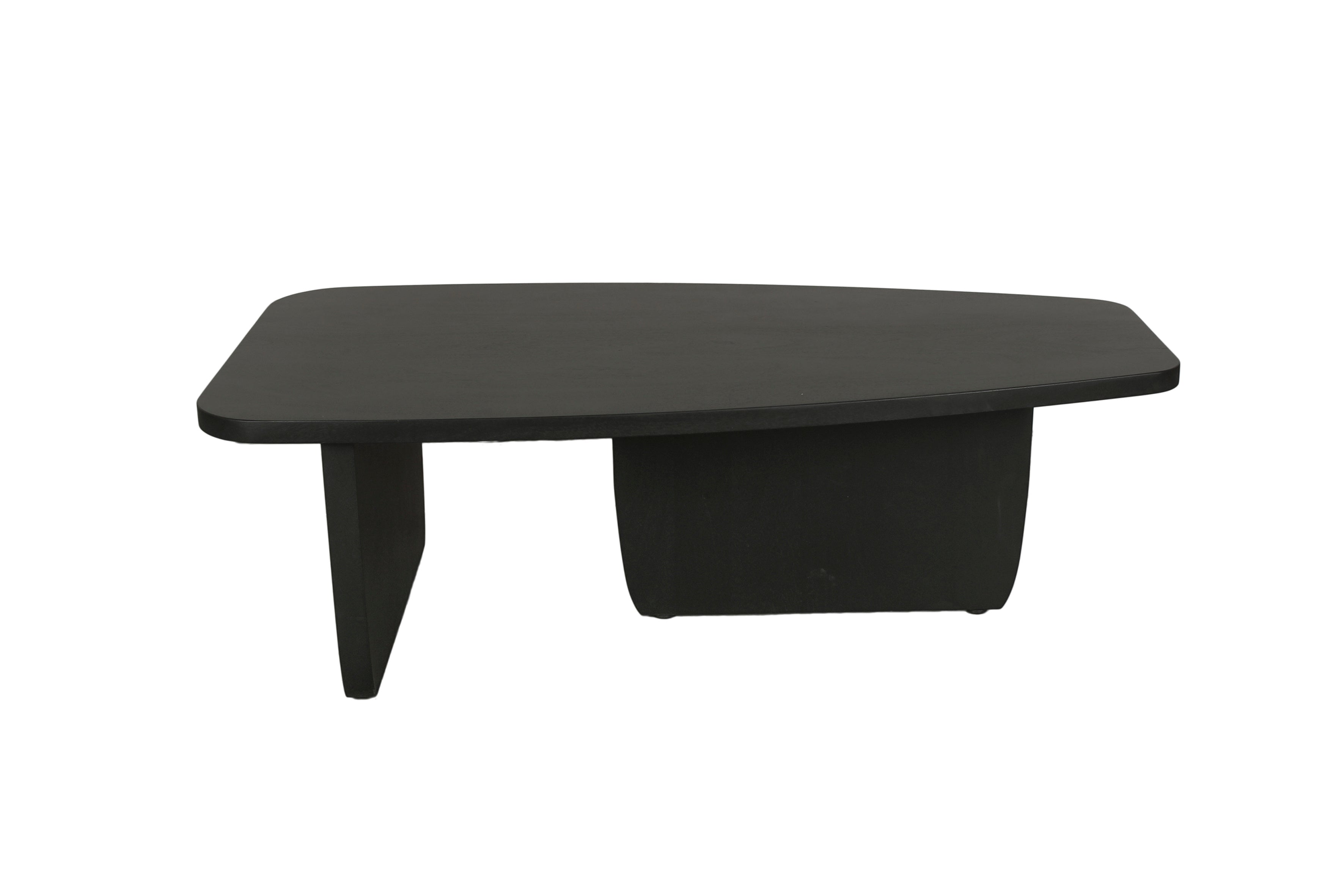 Couchtisch BOLT / Massivholz Akazie schwarz / 115 x 60, H 36,5cm