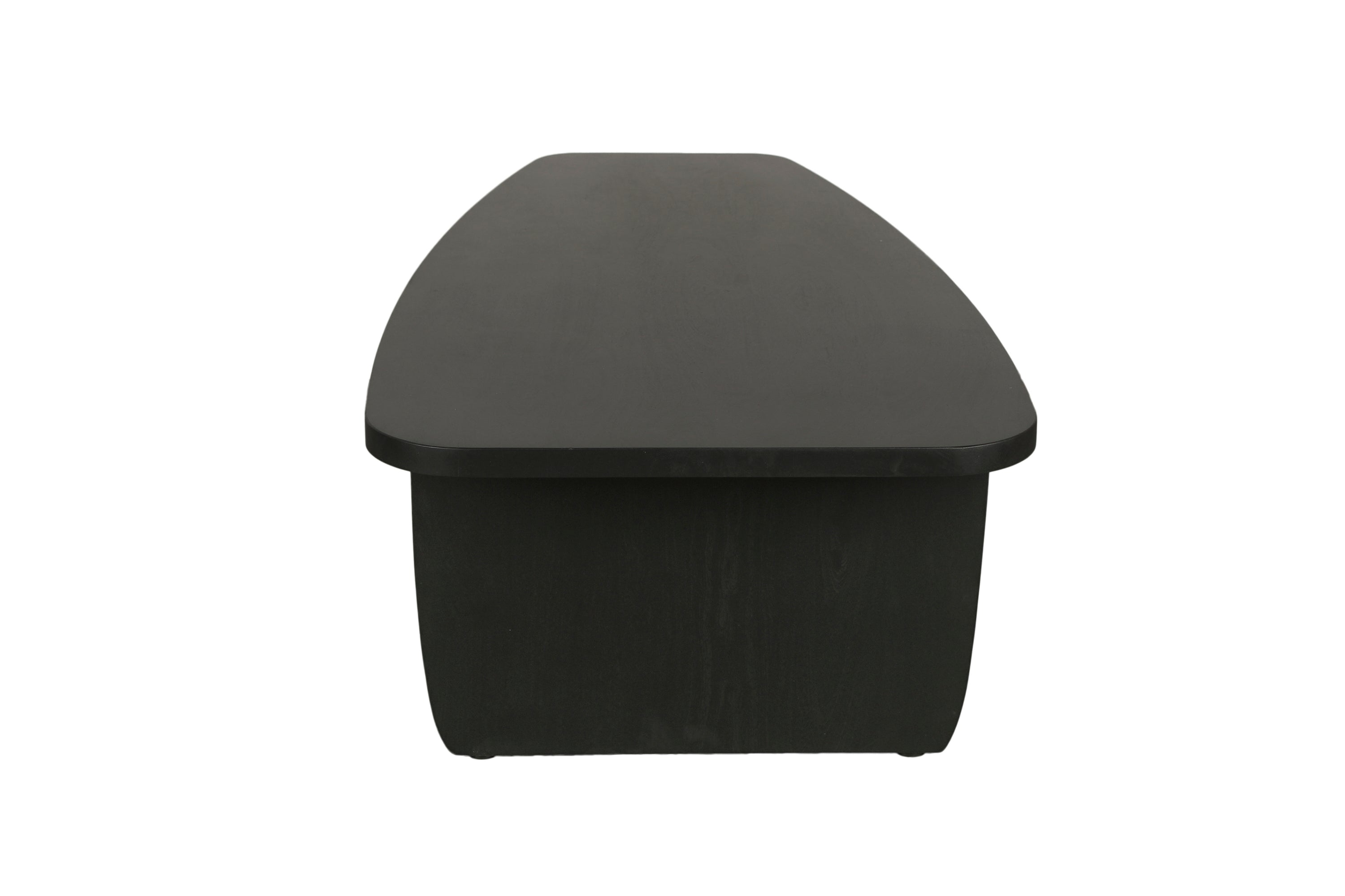 Couchtisch BOLT / Massivholz Akazie schwarz / 115 x 60, H 36,5cm