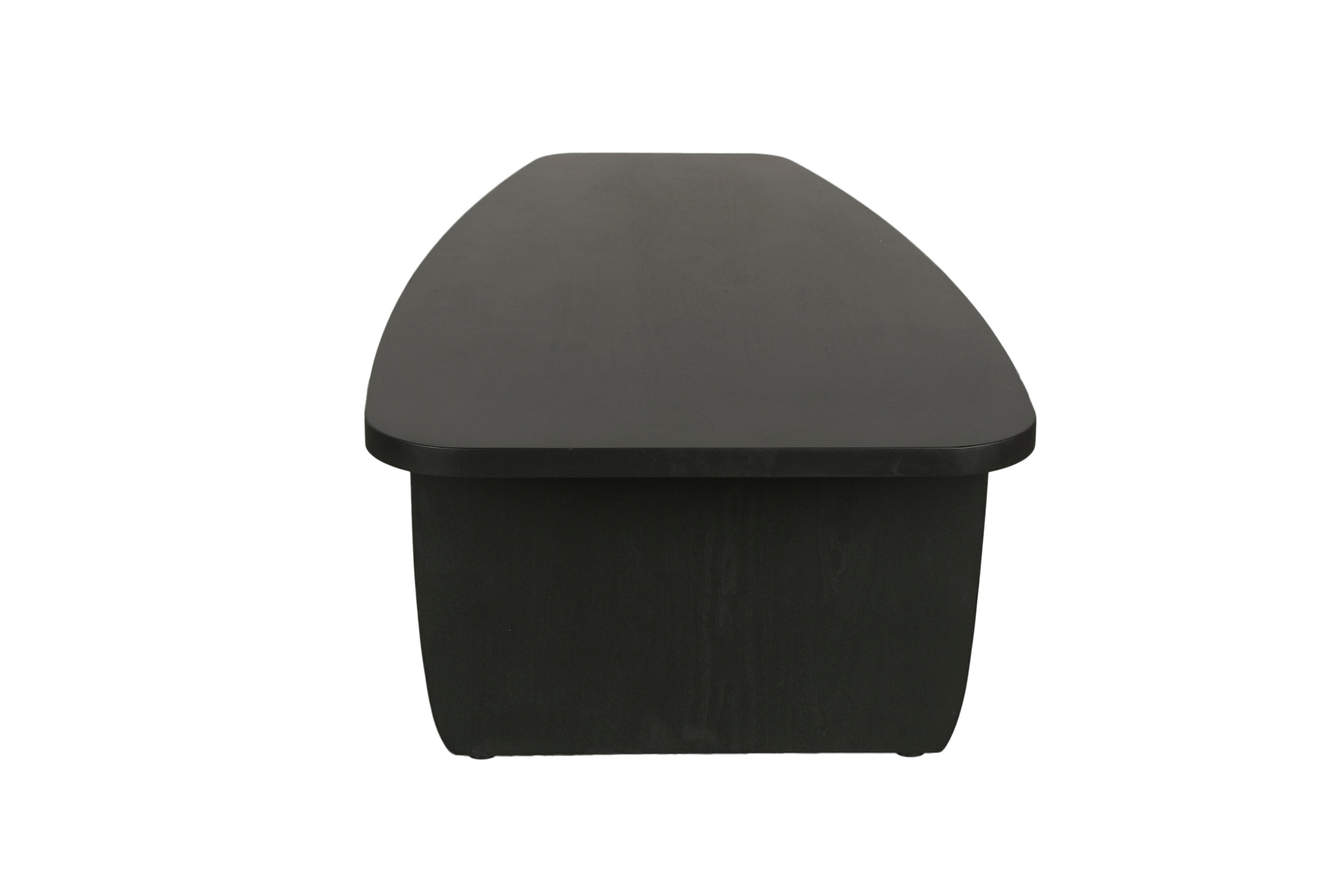 Couchtisch BOLT / Massivholz Akazie schwarz / 115 x 60, H 36,5cm