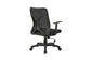 Chefsessel BONE / Kunststoff schwarz / Mesh schwarz, ziegelrot oder grau / Wippmechanik / Sicherheitsklemmschutz / Höhenverstellung / gebremste Sicherheitsdoppelrollen / B 61,5, H 91-98,5, T 51,5 cm