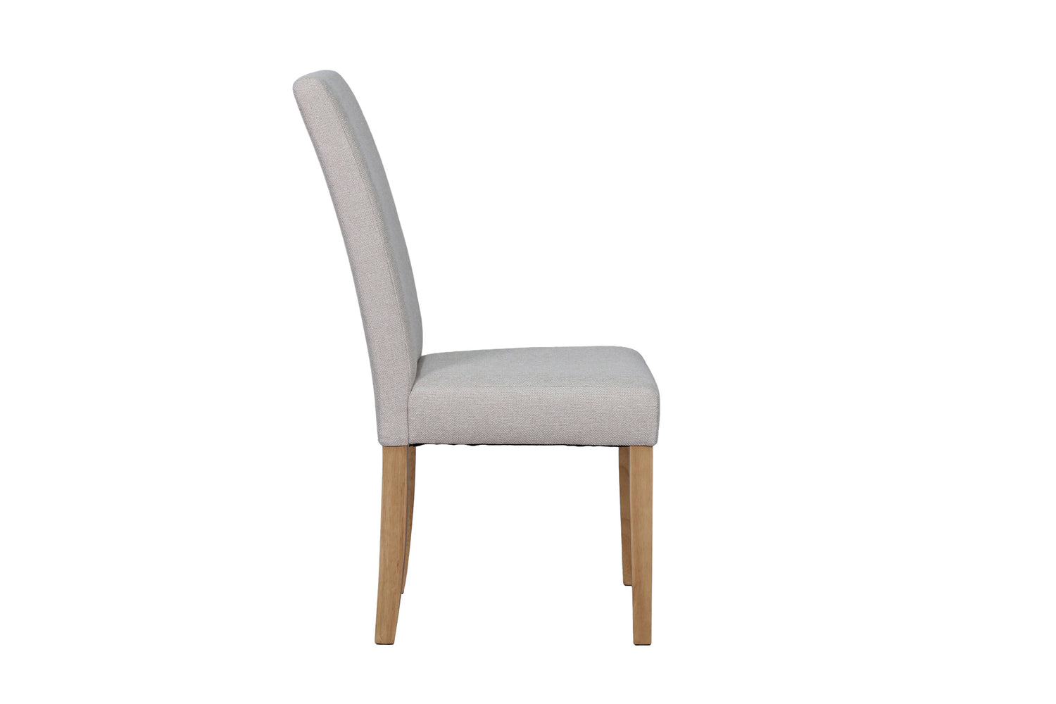 byLIVING Esszimmerstuhl 2er Set ELIAS / Webstoff taupe oder dunkelgrau / Gestell Massivholz schwarz / B 47, H 99,5, T 60 cm