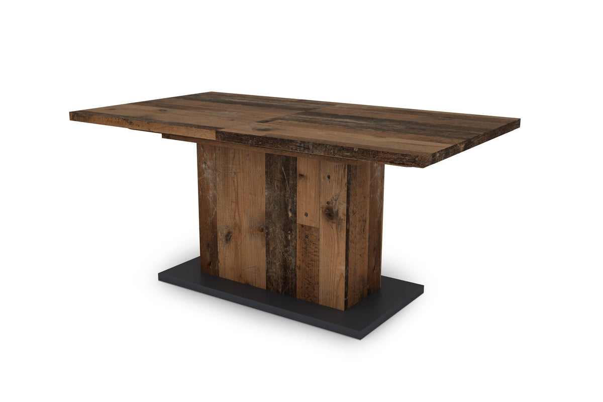 Esstisch Athen 160 cm mit Auszug Old Wood Optik 