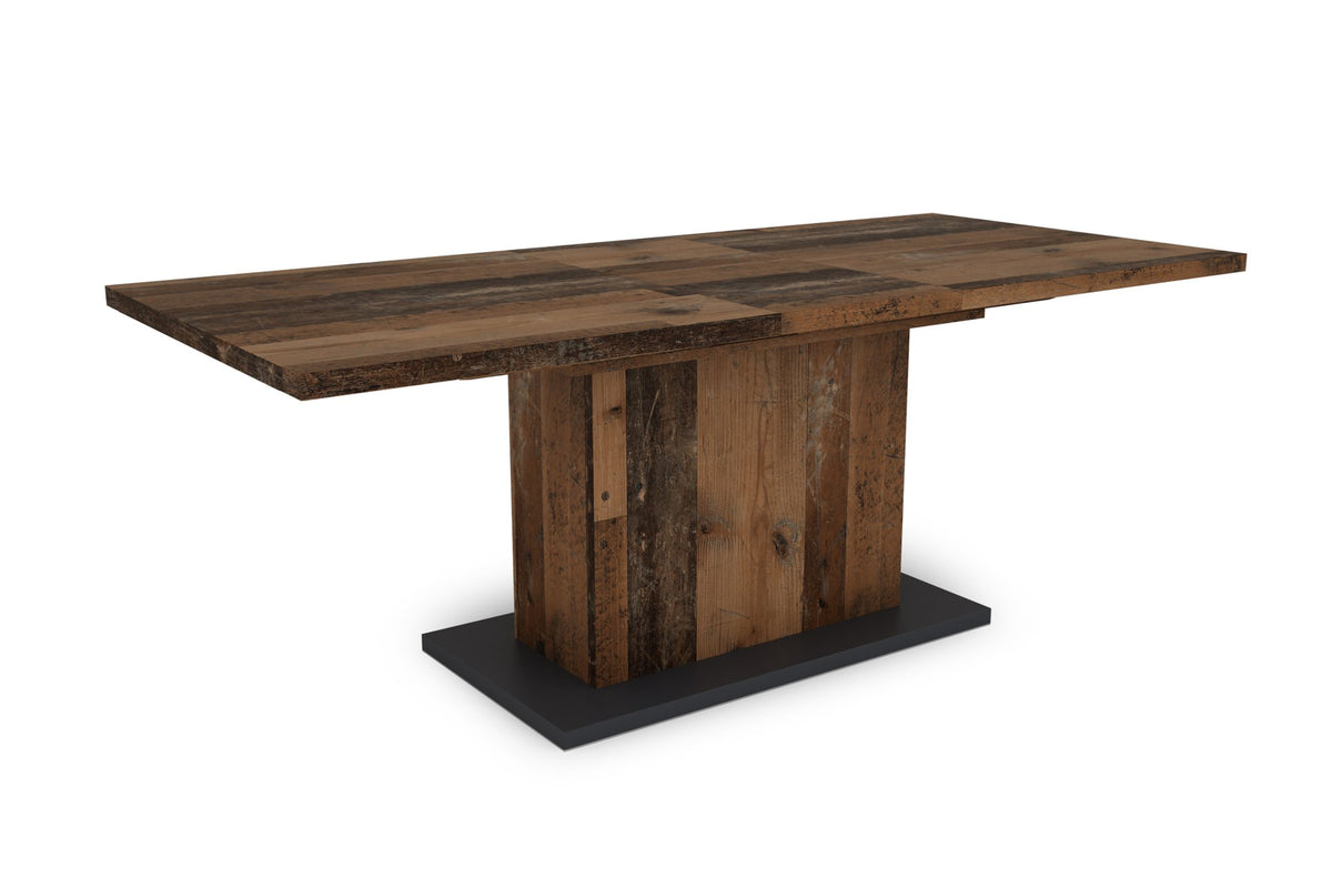 Esstisch Athen 160 cm mit Auszug Old Wood Optik 