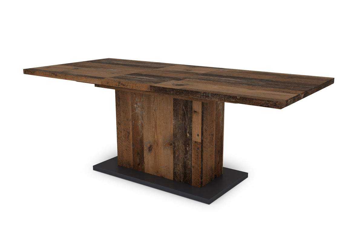 Esstisch Athen 160 cm mit Auszug Old Wood Optik 