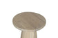 Beistelltisch CONE / Massivholz Akazie schwarz oder white wash lackiert / D 35, H 60 cm oder D 40, H 50 cm