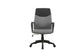 Chefsessel EDGY Chefsessel /Kunststoff schwarz /Bezug Webstoff grau /Wippmechanik /Sicherheitsklemmschutz /Sicherheitsrollen / B 58, H 99-106,5, T 56 cm