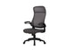 Chefsessel FLOW / Kunststoff schwarz / Netzstoff schwarz, ziegelrot oder grau / Wippmechanik / Sicherheitsklemmschutz / Höhenverstellung / gebremste Sicherheitsdoppelrollen / B 62, H 114-122, T 61 cm