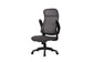 Chefsessel FLOW / Kunststoff schwarz / Netzstoff schwarz, ziegelrot oder grau / Wippmechanik / Sicherheitsklemmschutz / Höhenverstellung / gebremste Sicherheitsdoppelrollen / B 62, H 114-122, T 61 cm