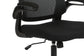 Chefsessel FLOW / Kunststoff schwarz / Netzstoff schwarz, ziegelrot oder grau / Wippmechanik / Sicherheitsklemmschutz / Höhenverstellung / gebremste Sicherheitsdoppelrollen / B 62, H 114-122, T 61 cm