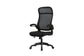 Chefsessel FLOW / Kunststoff schwarz / Netzstoff schwarz, ziegelrot oder grau / Wippmechanik / Sicherheitsklemmschutz / Höhenverstellung / gebremste Sicherheitsdoppelrollen / B 62, H 114-122, T 61 cm