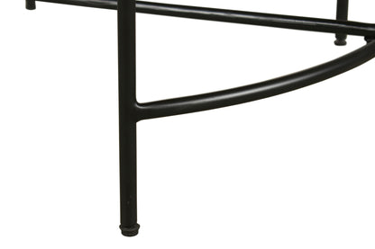 Couchtisch HANNA / Platte Mangoholz massiv / Gestell Metall schwarz / B 60, H 40, T 62 cm