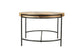 Couchtisch HANNA / Platte Mangoholz massiv / Gestell Metall schwarz / B 60, H 40, T 62 cm