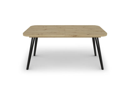 Esszimmertisch LIFE / Eiche-Optik braun / großer Auszugstisch 160 cm bis 240 cm / Tisch mit Ausziehfunktion / Tisch mit Synchronauszug und 2 Einlegeplatten / 160-240 x 90, H 76 cm
