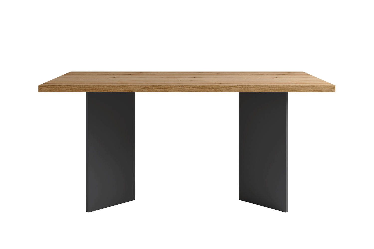 byLIVING Tisch MARTEN / Tischplatte in Evoke Eiche - Optik, Gestell in anthrazit / stabile Konstruktion, bis 6 Personen / Esstisch / Küchentisch / Maße: 138 x 90, H 75,5 cm oder 160 x 90, H 75,5 cm