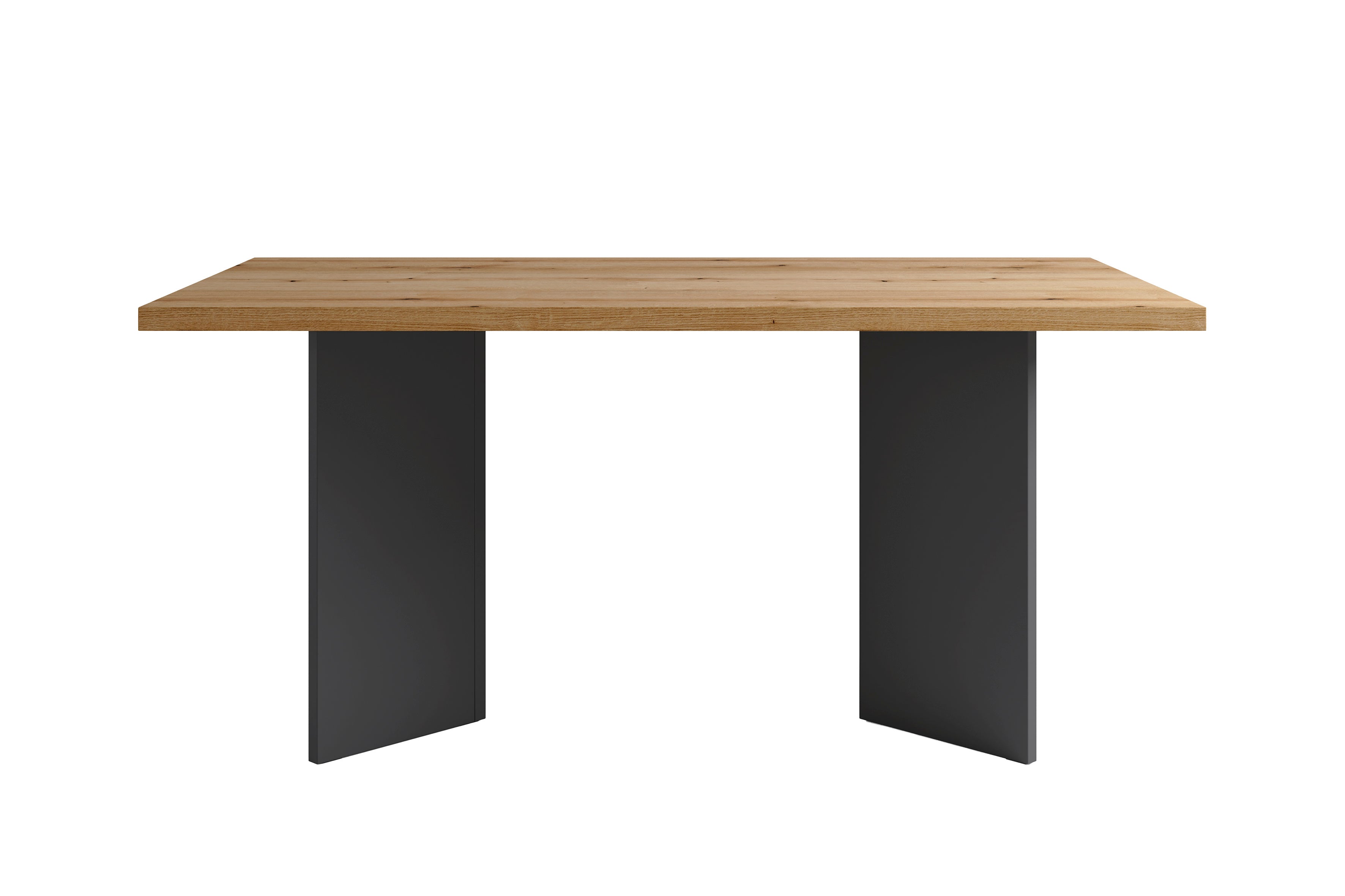 byLIVING Tisch MARTEN / Tischplatte in Evoke Eiche - Optik, Gestell in anthrazit / stabile Konstruktion, bis 6 Personen / Esstisch / Küchentisch / Maße: 138 x 90, H 75,5 cm oder 160 x 90, H 75,5 cm