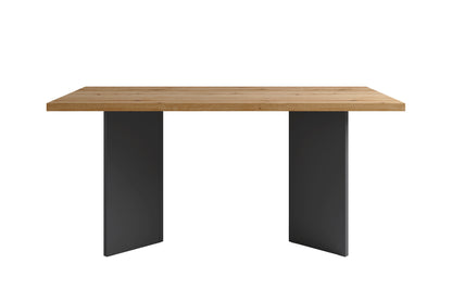 byLIVING Tisch MARTEN / Tischplatte in Evoke Eiche - Optik, Gestell in anthrazit / stabile Konstruktion, bis 6 Personen / Esstisch / Küchentisch / Maße: 138 x 90, H 75,5 cm oder 160 x 90, H 75,5 cm