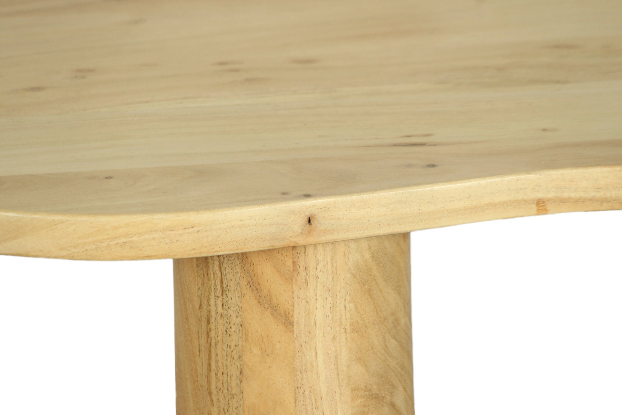 byLIVING Couchtisch ETHAN / Tischplatte und Gestell in schwarz oder naturfarben (Akazie) / Wohnzimmertisch / Beistelltisch / Maße: B 110, H 45, T 55 cm