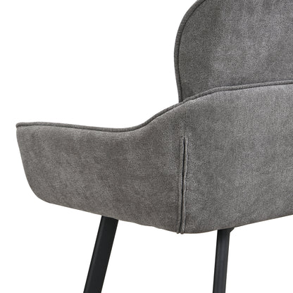 byLIVING Bank RICO / Webstoffbezug in dunkelgrau oder taupe, Gestell in schwarz / Taschenfederkern, aufgedoppelter Rücken / Esszimmerbank, Sitzbank / B 140 x H 90 x T 62 cm oder B 160 x H 90 x T 62 cm