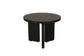 Beistelltisch ROUND / Rund / Massivholz Mango schwarz / D 40, H 30 cm oder D 60, H 41 cm
