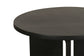 Beistelltisch ROUND / Rund / Massivholz Mango schwarz / D 40, H 30 cm oder D 60, H 41 cm