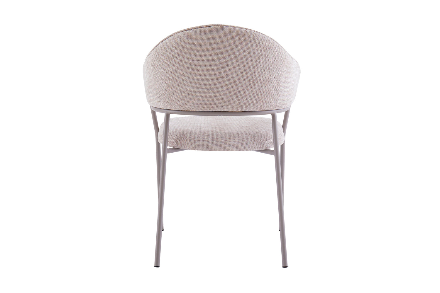 byLIVING Stuhl 2-er Set CURVE / Webstoffbezug in dunkelgrau, dunkelgrün oder taupe, Gestell in schwarz / Esszimmerstuhl / Küchenstuhl / Maße: B 60 x H 86 x T 58 cm