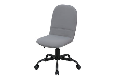 byLIVING Bürostuhl TROLLY Drehstuhl / Kinderstuhl / Metall schwarz pulverbeschichtet / Bezug Webstoff pink oder hellgrau / klappbar / Sicherheitsdoppelrollen / Maße: B 42, H 85-95, T 54 cm