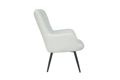 Sessel Uta / Cord grau, Samt schwarz, Webstoff dunkelgrau, Samt dunkelgrün, Webstoff sandfarben / Gestell schwarz pulverbeschichtet / Relaxsessel / Armlehnen-Sessel / B 72, H 97, T 80 cm